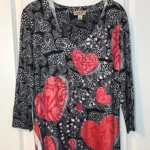 Hi-Low Valentines ❤️ Top Size Small